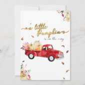 Invitation Little Citrouille Fall Trouvez L'Invité Baby Bingo (Dos)