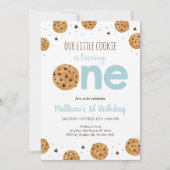 Invitation Little Cookie Boy Premier anniversaire (Devant)