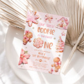 Invitation Little Cookie Noël 1er anniversaire