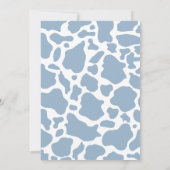 Invitation Little Cowboy 1er anniversaire (Dos)