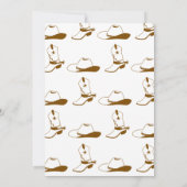 Invitation Little Cowboy Hand Drawn West Western Baby Shower (Dos)