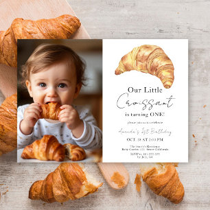 Invitation Little Croissant 1er anniversaire