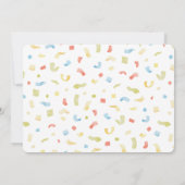 Invitation Little Cupcake Girl 1er Anniversaire Photo (Dos)