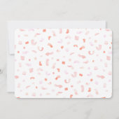 Invitation Little Cupcake Sprinkings Pink Photo 1er anniversa (Dos)