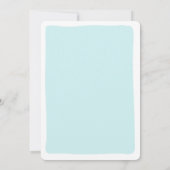 Invitation Little Cutie Baby shower Garçon Clementine Orange (Dos)