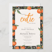 Invitation Little Cutie est sur le Baby shower Way (Devant)
