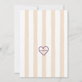 Invitation Little Cutie, orange, clementine baby shower (Dos)