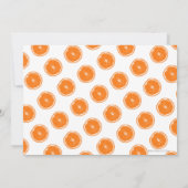 Invitation Little Cutie Orange Rustique 1er anniversaire fill (Dos)