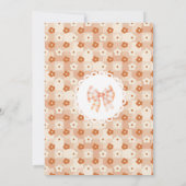 Invitation Little Cutie Pie 1er Anniversaire fleuri (Dos)