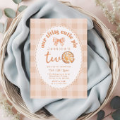 Invitation Little Cutie Pie est deux fête de 2ème anniversair