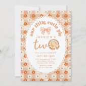 Invitation Little Cutie Pie est deux fête de 2ème anniversair (Devant)