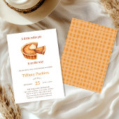 Invitation Little Cutie Pie est sur le chemin Citrouille baby