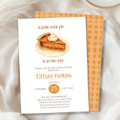 Invitation Little Cutie Pie est sur le chemin Citrouille baby