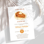 Invitation Little Cutie Pie est sur le chemin Citrouille baby