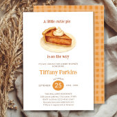 Invitation Little Cutie Pie est sur le chemin Citrouille baby