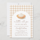 Invitation Little Cutie Pie sur le chemin Baby shower d'autom (Devant)