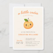 Invitation Little Cutie Sur Le Chemin Baby shower (Devant)