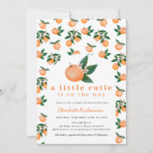 Invitation Little Cutie Sur Le Chemin Orange (Devant)