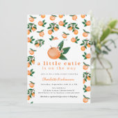 Invitation Little Cutie Sur Le Chemin Orange (Debout devant)