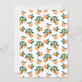 Invitation Little Cutie Sur Le Chemin Orange (Dos)