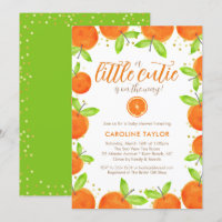 Little Cutie sur le chemin Orange Clementine Baby
