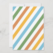 Invitation Little Dinosaur Stomp et Chomp Anniversaire (Dos)