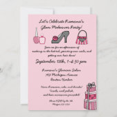 Invitation Little Diva Girls Makeover Spa Day Anniversaire In (Dos)