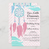 Invitation Little Dreamcatcher (Devant / Derrière)