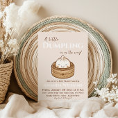 Invitation Little Dumpling Asian Gender Neutral Baby Shower