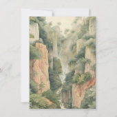 Invitation Little Explorer Adventure Tomb Canyon Anniversaire (Dos)