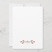 Invitation Little Fall Fox fête d'anniversaire (Dos)