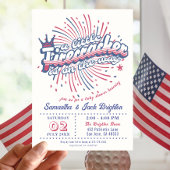 Invitation Little Firecracker Quart juillet Baby shower améri
