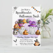 Invitation Little Ghost Halloween (Debout devant)