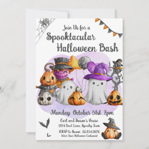 Invitation Little Ghost Halloween