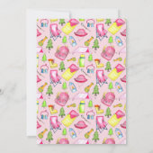 Invitation Little Girl One Happy Camper First Birthday Party (Dos)