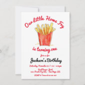 Invitation Little Home Fry Fête d'anniversaire (Devant)