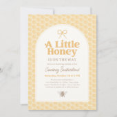 Invitation Little Honey Bee Baby Shower (Devant)