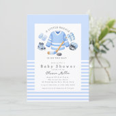 Invitation Little Kicker Soccer Baby Shower Invite (Debout devant)