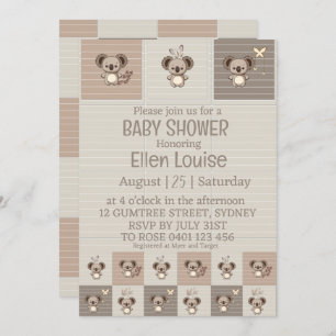 Invitation Little Koala Bliss