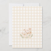 Invitation Little Lamb Gender Neutral Baby Shower (Dos)