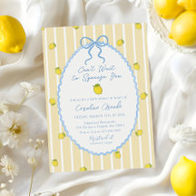 Little Lemon a hâte de vous presser Baby Shower
