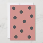 Invitation Little Love Bug Est En Chemin Fille Baby shower (Dos)