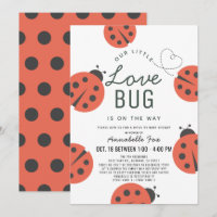 Little Love Bug Ladybug Drive-by Baby shower