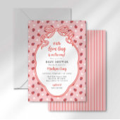 Invitation Little Love Bug sur le chemin Baby shower Invitati