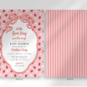 Invitation Little Love Bug sur le chemin Baby shower Invitati