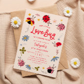 Invitation Little Lovebug fête d'anniversaire