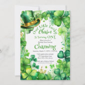 Invitation Little Lucky Charm St. Patrick’s Day 1st Birthday (Devant)