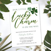 Invitation Little Lucky Charm St Patrick's Irish Baby shower