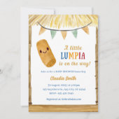 Invitation Little Lumpia On The Way Filipino Baby Shower (Devant)