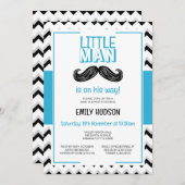 Invitation Little Man modifiable (Devant / Derrière)